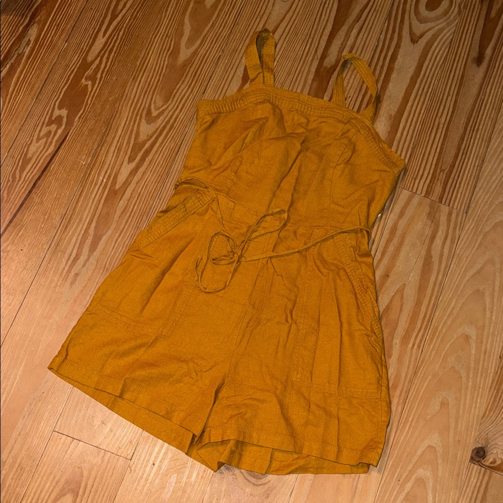 Old Navy Mustard Yellow Jumpsuit